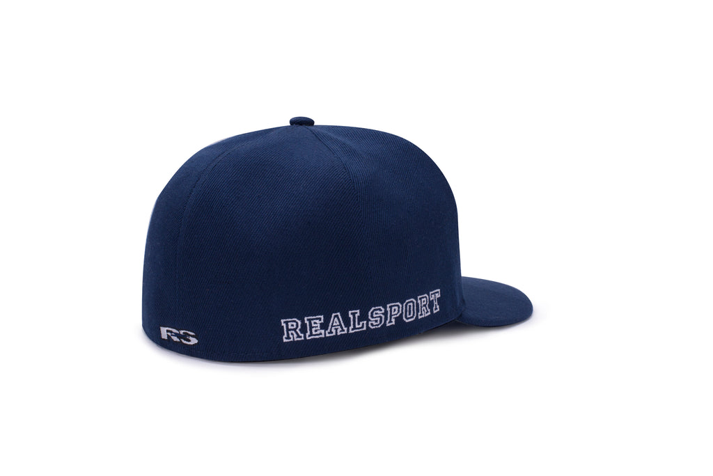 Realsport Navy Blue Fitted Cap